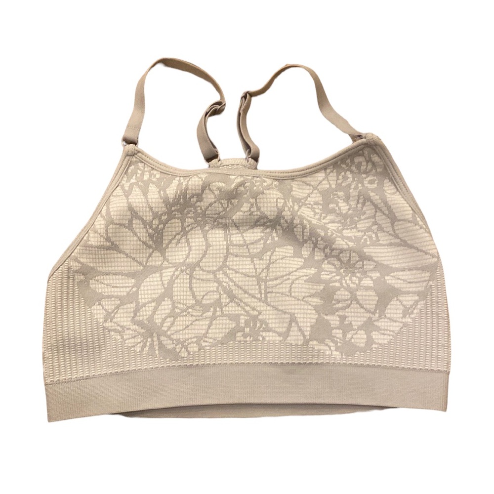 Gray racerback Fabletics sports bra xs